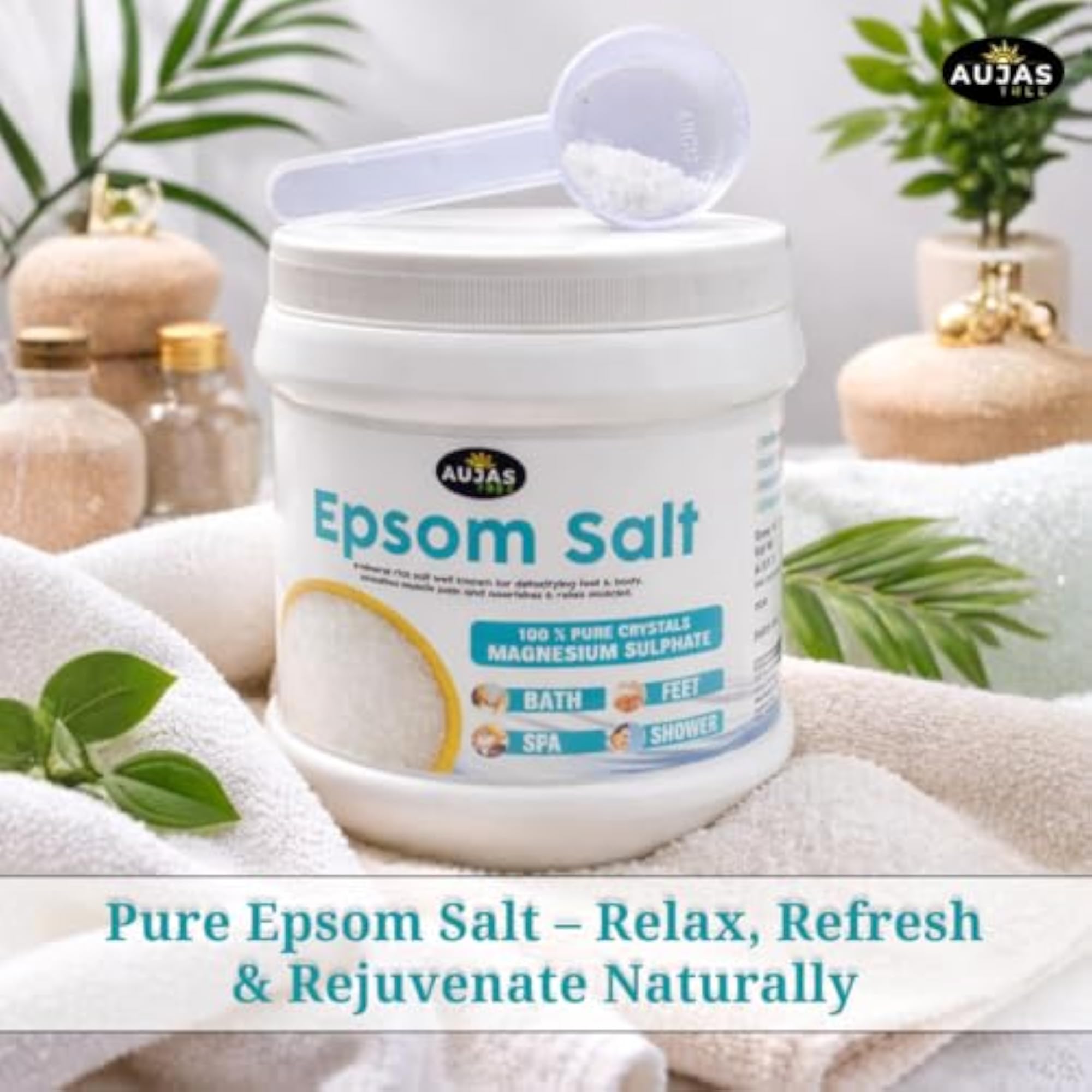 Epsom Salt | Pure Magnesium Sulphate Crystals | 1kg